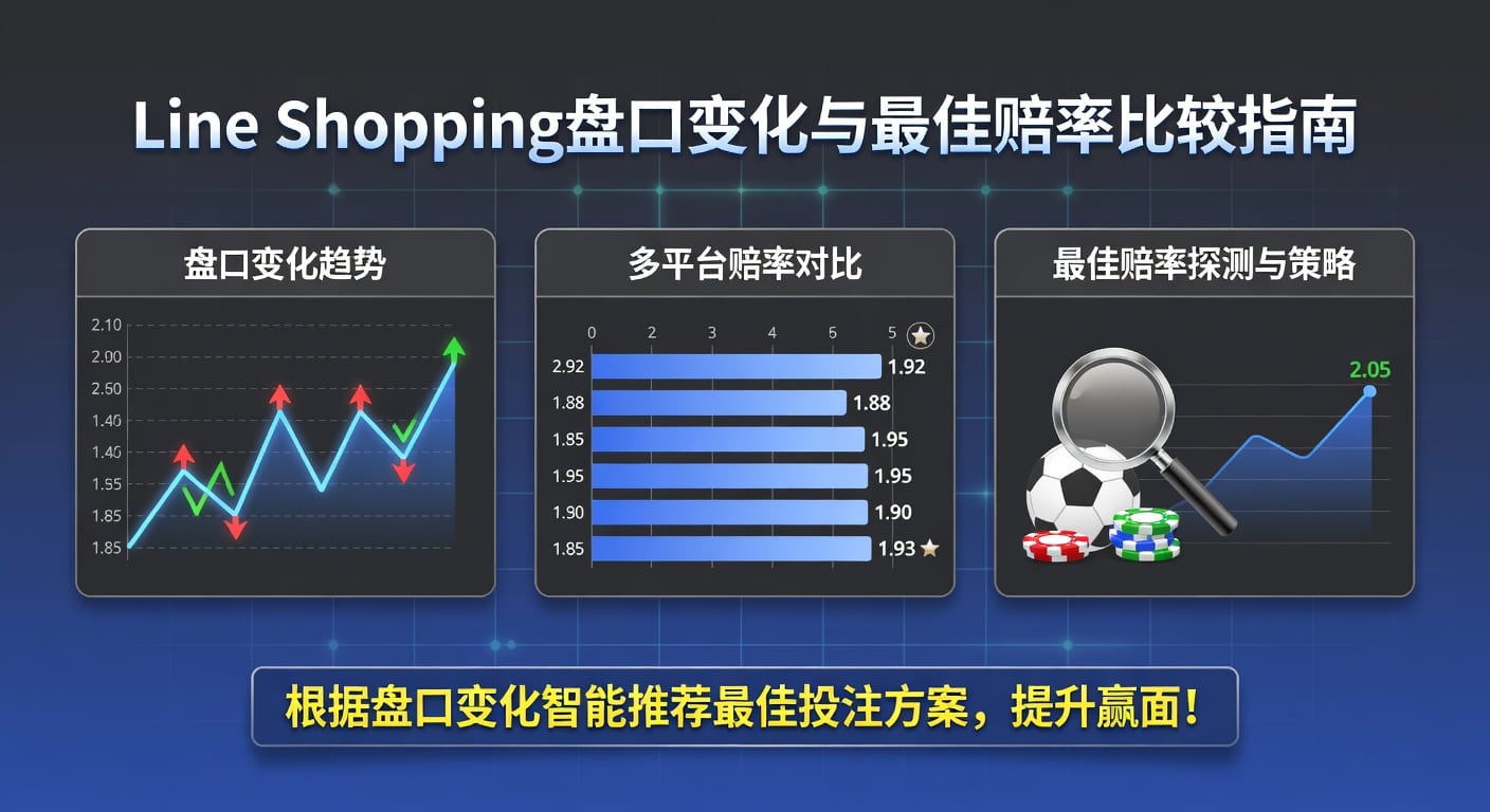 Line Shopping 最佳赔率比较2026最新指南