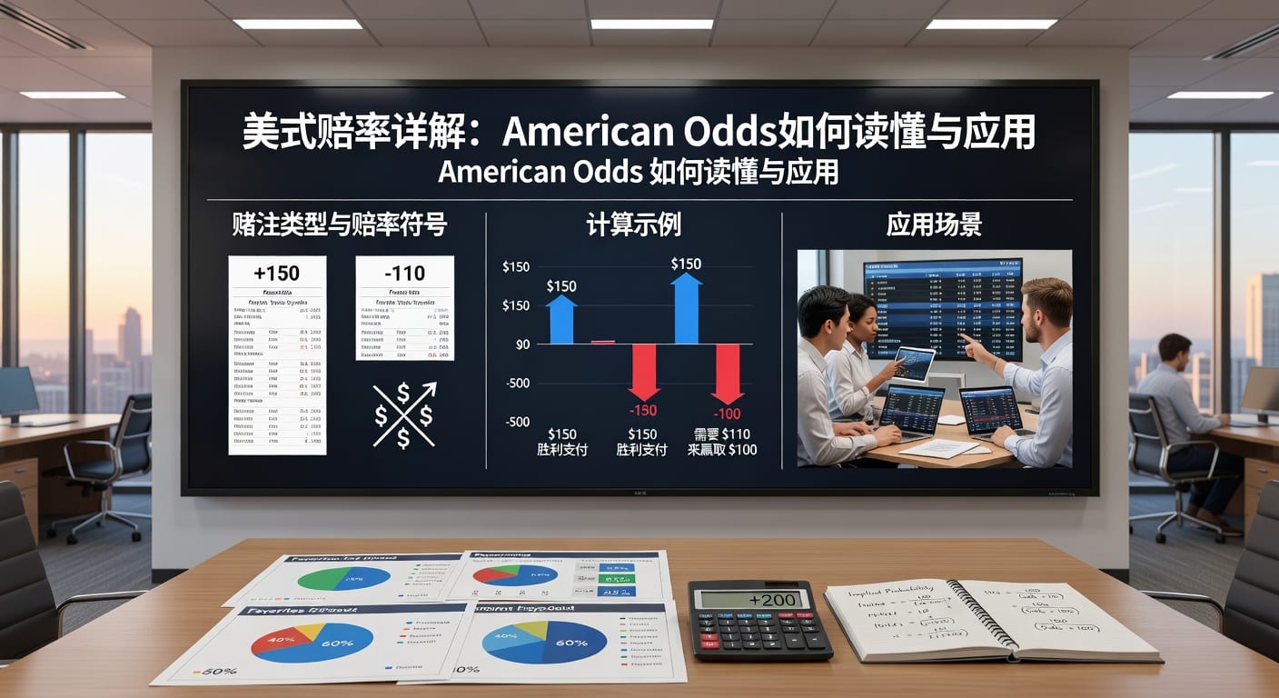 美式赔率详解：American Odds怎么读算用