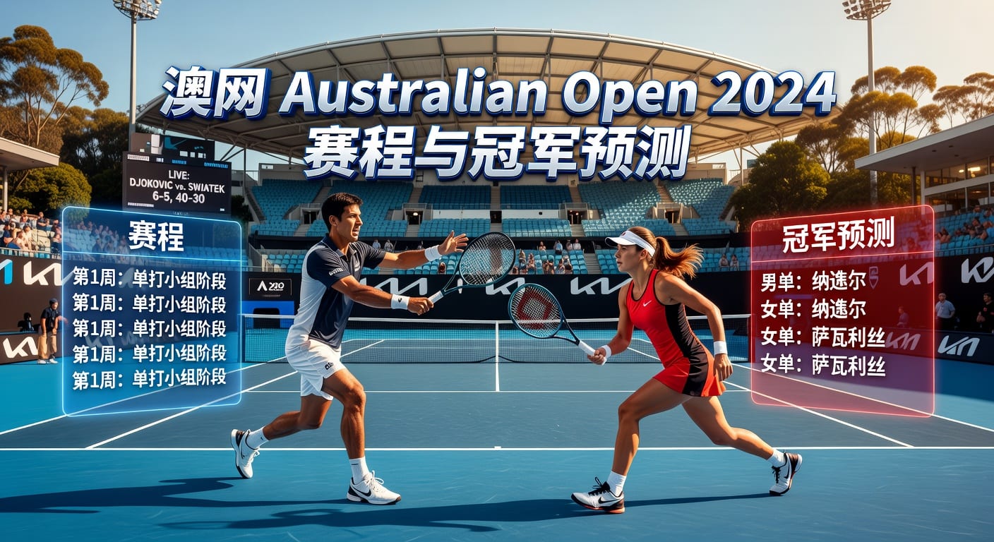 澳网2024 Australian Open赛程选手预测