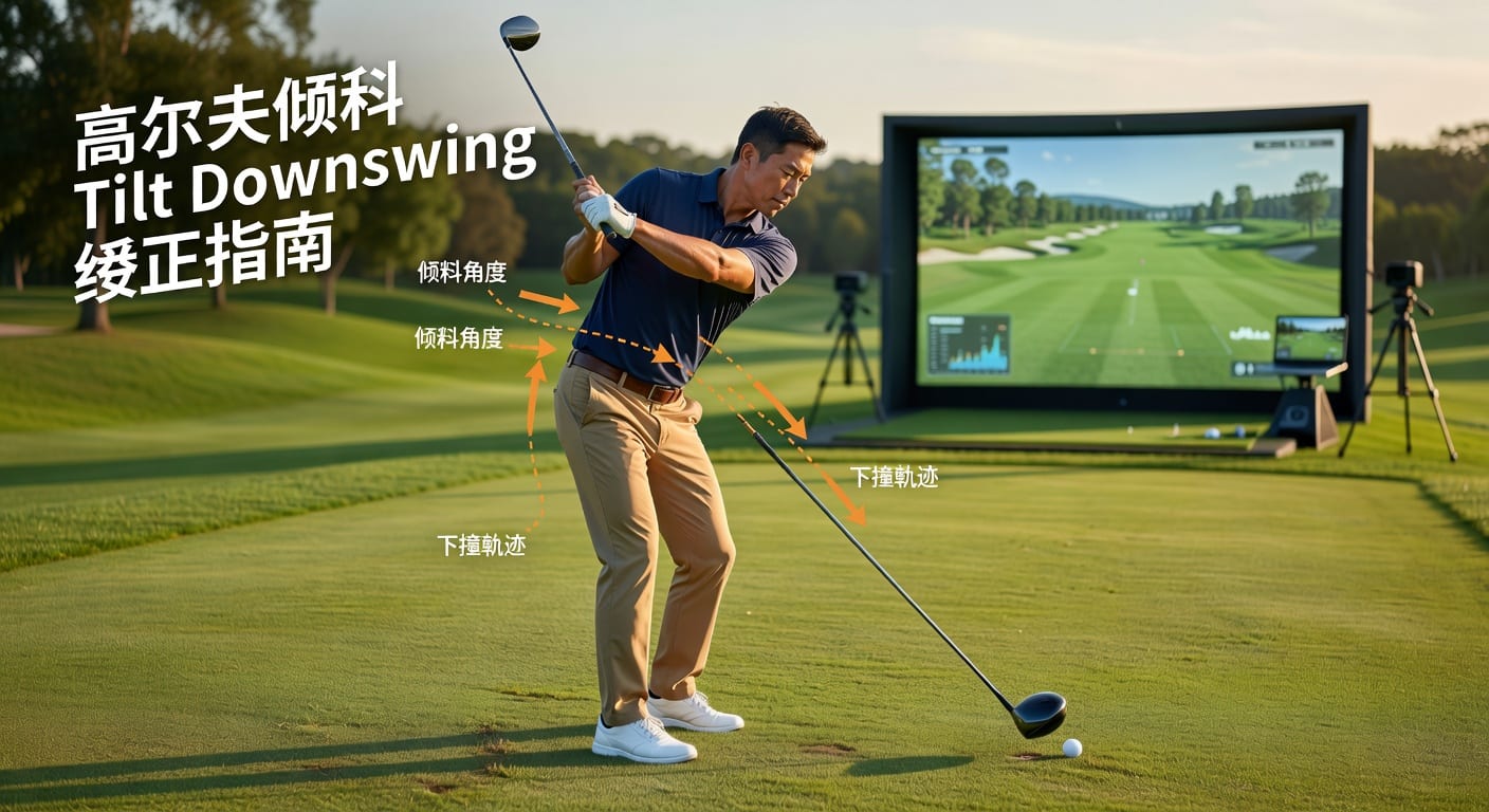 倾斜 Tilt Downswing 高尔夫纠正技巧