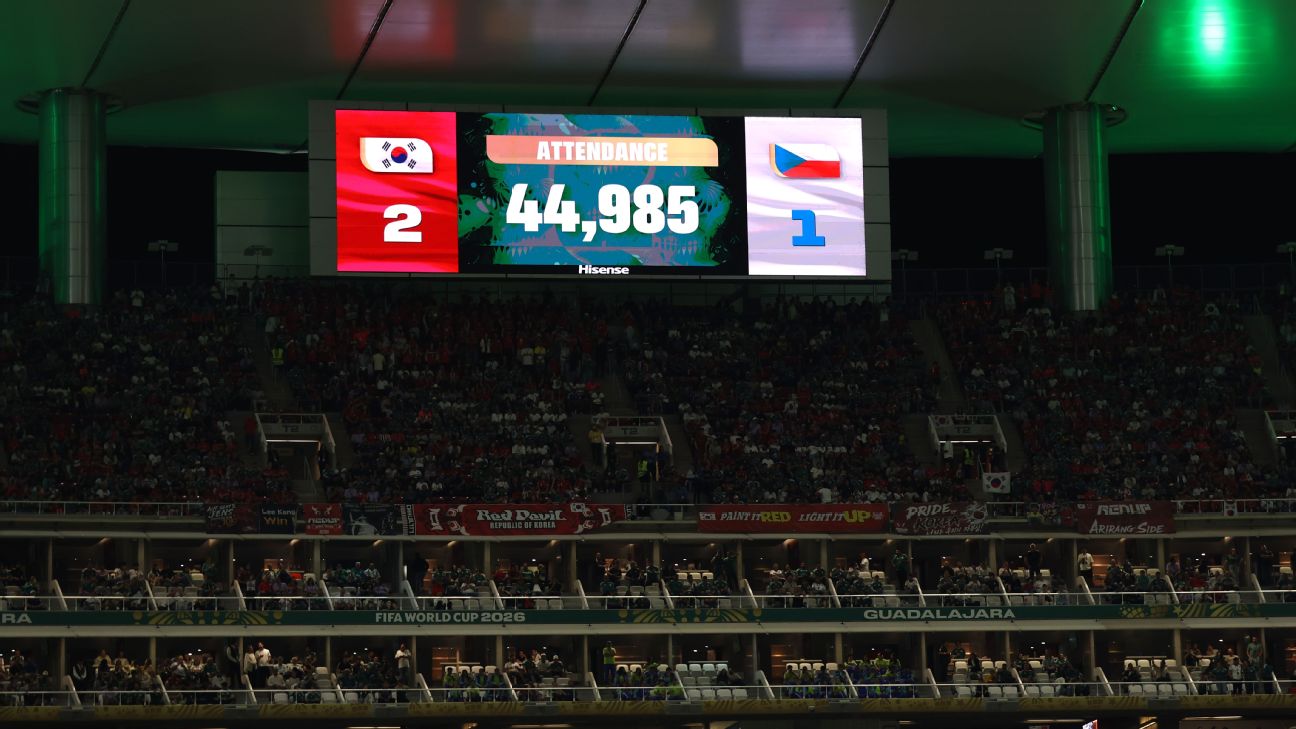 FIFA为韩国对捷克世界杯比赛上座人数辩护，坚称数据准确